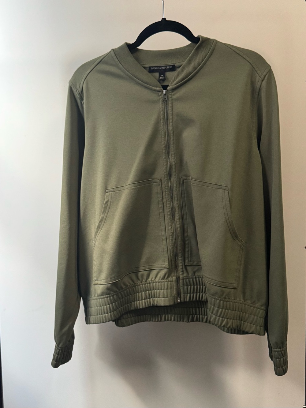 Banana Republic Olive Green Light Weight Bomber Jacket XL